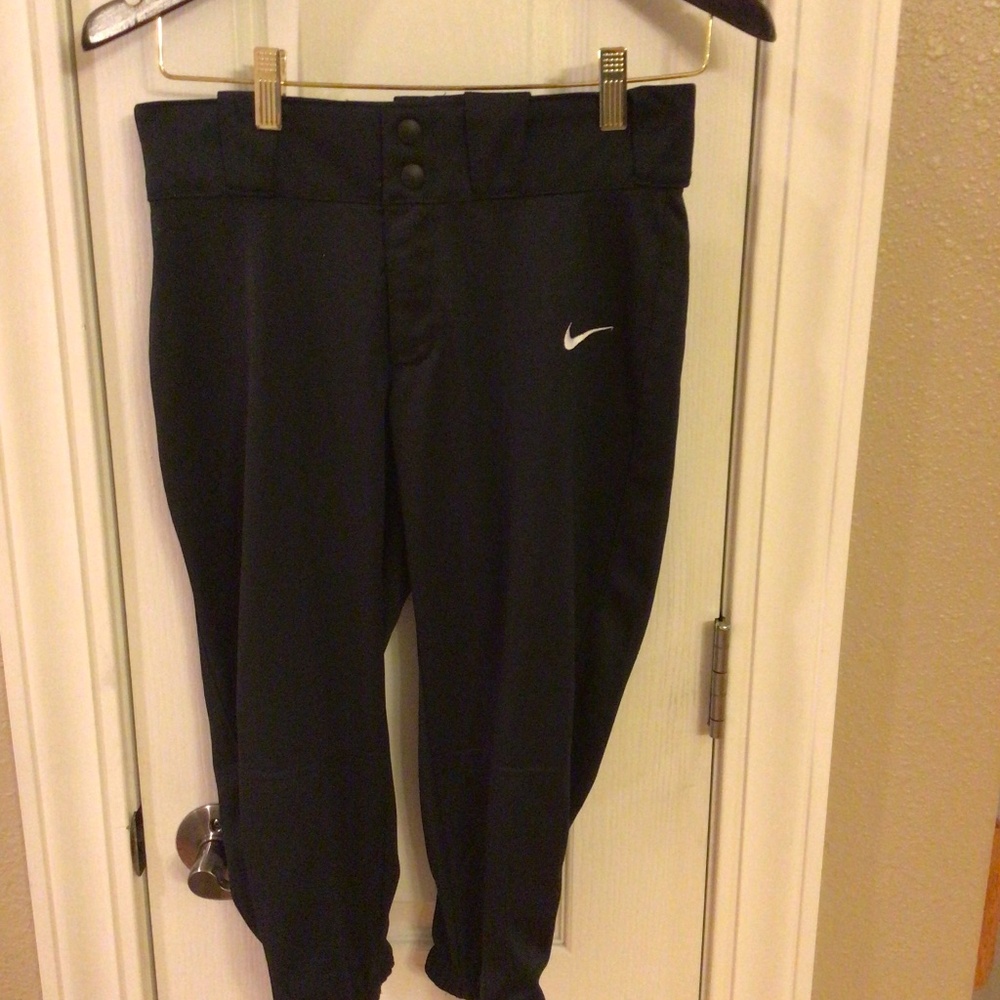 Nike Size S Boys Youth Black DriFit Baseball Pants
